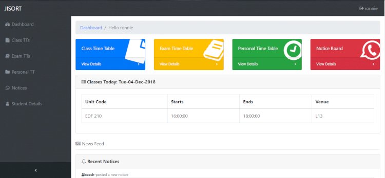 Timetable Management System