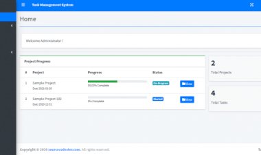 Task Management System using PHP/MySQLi with Source Code