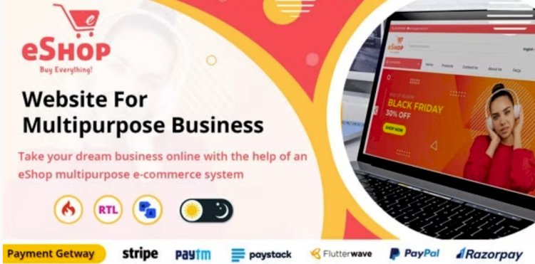 eShop 3.0.0 - Multipurpose Ecommerce / Store Website - nulled