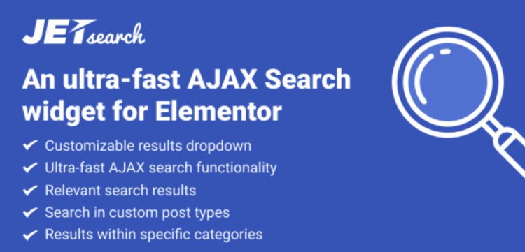 JetSearch v2.1.15 - AJAX Search widget for Elementor