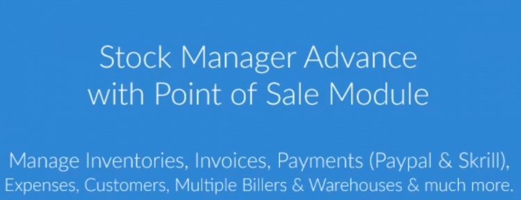 Stock Manager Advance with Point of Sale Module v3.4.52