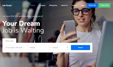 Job Portal Platform- A complete Job portal website with full Source Codes.