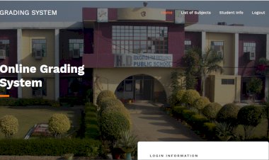Online Grading Management System with Free Source Codes.