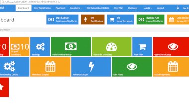 Gym Management System Using PHP with Free Download