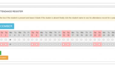 Ultimate Dynamic Employees or Students Register