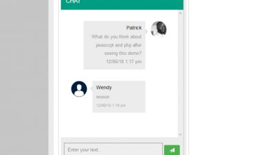 Responsive Awesome Chat Or Messenger using PHP/Javascript