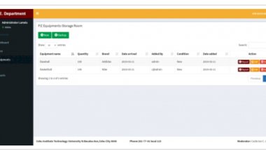 (SOLVED) Equipments Inventory and Reporting System